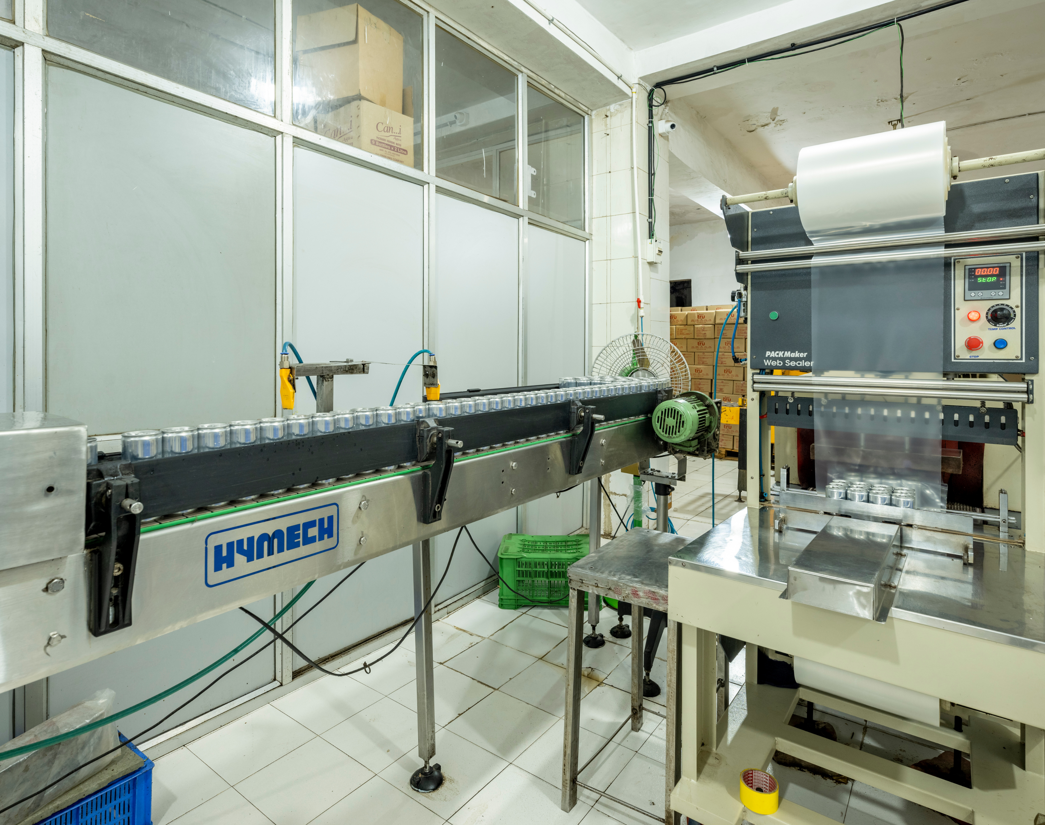 Sample soft drink cans